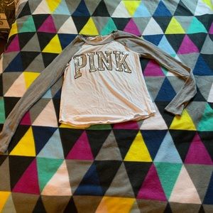 PINK Long Sleeve with Sequins